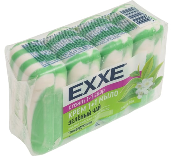 Крем-мыло ЗEXXE Зеленый Чай 4 шт., 90 г 226765