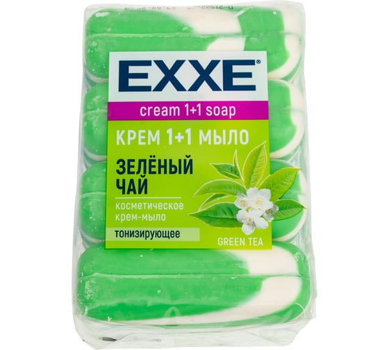 Крем-мыло ЗEXXE Зеленый Чай 4 шт., 90 г 226765