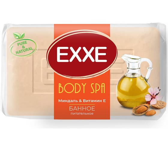 Банное мыло EXXE Body Spa миндаль и Витамин Е, 160 г 218324