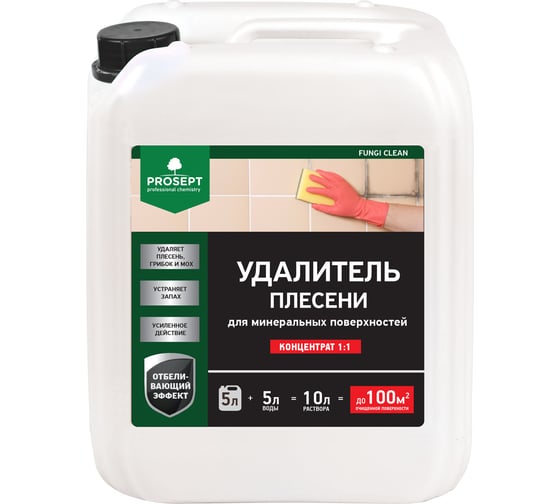 Удалитель плесени PROSEPT FUNGI CLEAN концентрат 1:1, 5 л  019-5 1