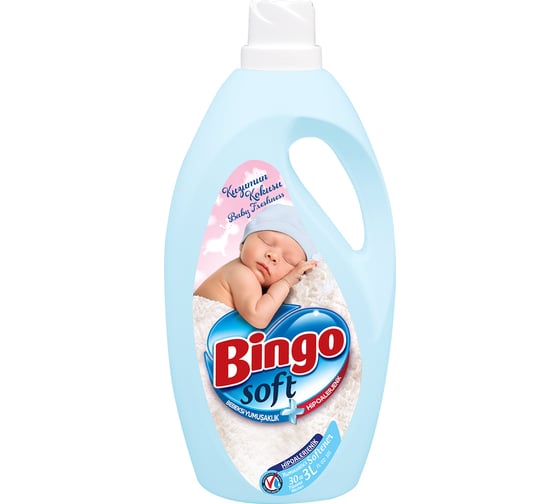 Кондиционер для белья BINGOSOFT BABY FRESHNESS, гипоалергенный, 3 л (6) 5043150 1