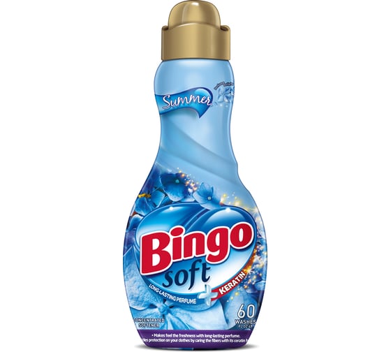 Кондиционер для белья BINGOSOFT SUMMER с кератином, 1440 мл (9) 5071919 1