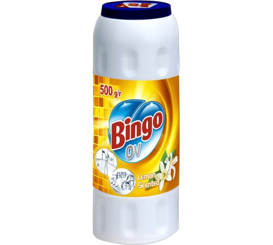 Чистящий порошок BINGOSOFT OV с ароматом Лимона, 500 г, Bingo (10) 5040759