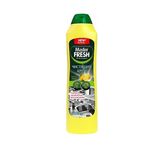 Чистящее средство для кухни и ванной MASTER FRESH 500 мл, лимон 218406