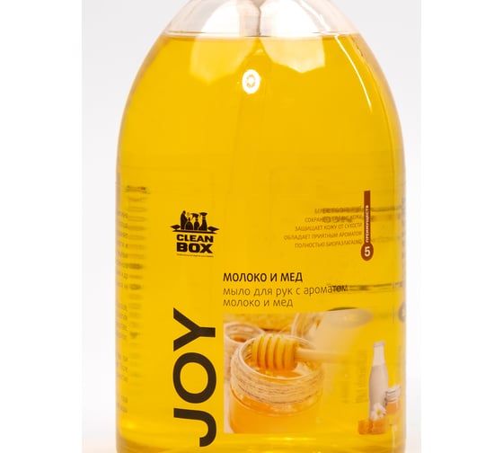 Жидкое мыло CleanBox Joy Молоко и Мед 1 л 1342129пэт
