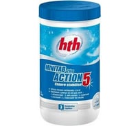 Многофункциональные таблетки стабилизации хлора HTH 5 в 1 MINITAB ACTION 5, 20 гр., 1.2 кг C800702H2