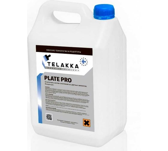 Очиститель систем отопления из цветных металлов Telakka PLATE PRO 10л 4631164230000