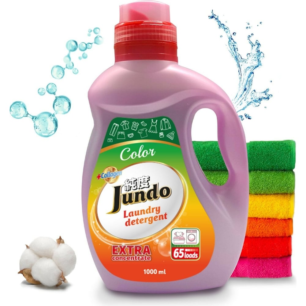 Гель для стирки цветного белья Jundo Color 1 л 4903720021200 - выгодная ...