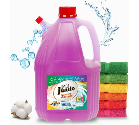 Гель для стирки цветного белья Jundo Color 4 л 4903720020210