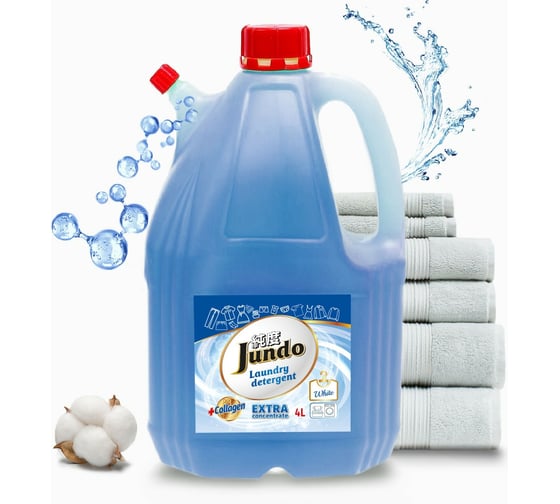 Гель для стирки белого белья Jundo White 4 л 4903720020203
