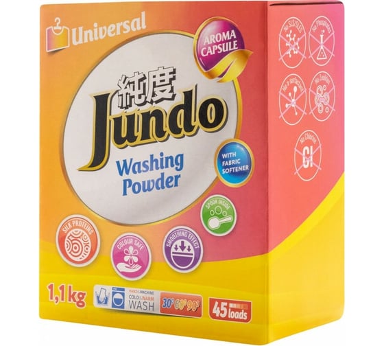 Универсальный стиральный порошок Jundo Universal 1.1 кг 4903720021125