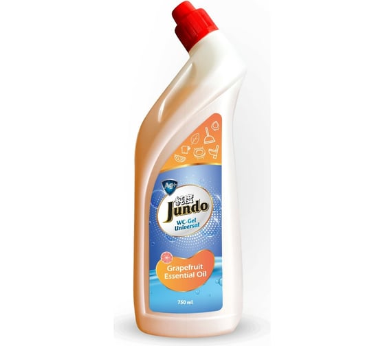 Гель для сантехники Jundo WC с ароматом грейпфрута, 0.75 л 4903720021316