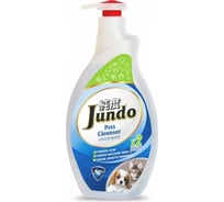 Гель для уборки за домашними животными Jundo Pets cleanser с дозатором, 1 л 4903720020425