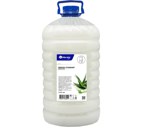 Жидкое мыло MERIDA STANDART алоэ 1 бутылка 5 л М8А