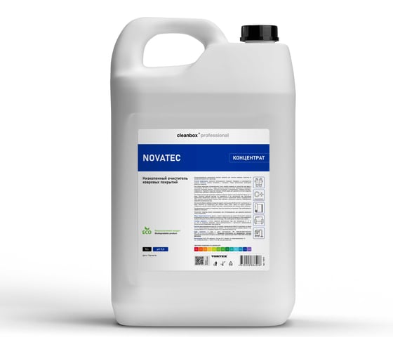 Средство для чистки ковровых покрытий CleanBox Professional Novatec химчистка ковров, пятновыводитель, 5 л 13215