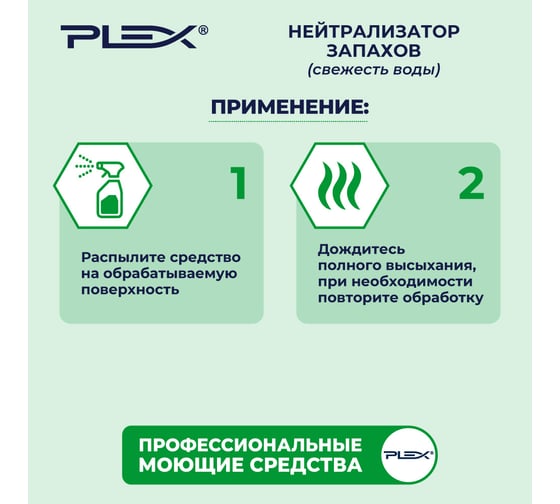 Нейтрализатор запахов PLEX Свежесть воды 500 мл УТ000006215