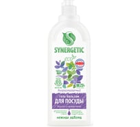 Гель-бальзам для мытья посуды SYNERGETIC Базилик и свежая мята 1 л 103110