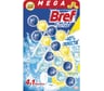 Туалетный подвесной блок BREF Сила-актив твердый, 4 шт. х 50 г, лимонная свежесть/океанский бриз 607505