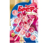 Туалетный подвесной блок BREF De Luxe твердый, 3 шт. х 50 г, Нежная магнолия 17258 606815