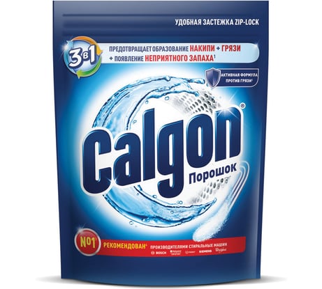 Средство для смягчения воды и удаления накипи в стиральных машинах CALGON 1.5 кг 607961