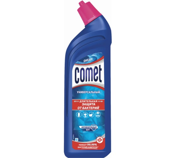 Дезинфицирующее чистящее средство COMET Океанский бриз, гель, 700 мл 607912 1