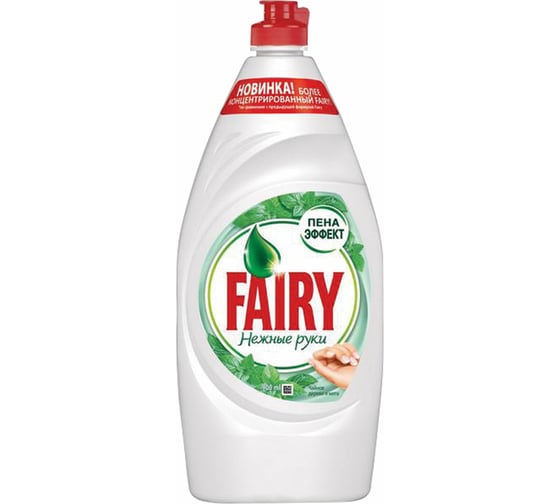 Средство для мытья посуды FAIRY Нежные руки 900 мл, Чайное дерево и мята 603748