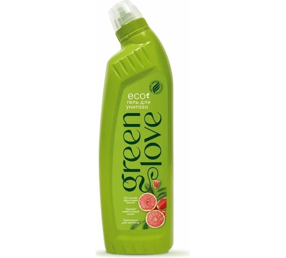 Средство для чистки унитазов GREEN LOVE Грейпфрут 750 г 23245