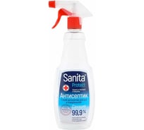 Гель для обработки поверхностей SANITA с антибактериальным эффектом, с триггером, 350 мл 22444