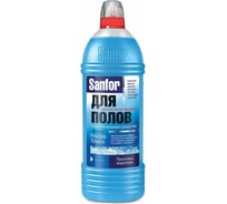 Универсальное средство для мытья полов SANFOR УЛЬТРА БЛЕСК Прохлада водопада 1000 мл 18990 24004269