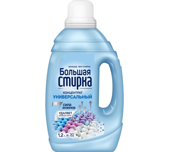 Гель для стирки Большая стирка UNIVERSAL 2 в 1, 1200 г 22912 1