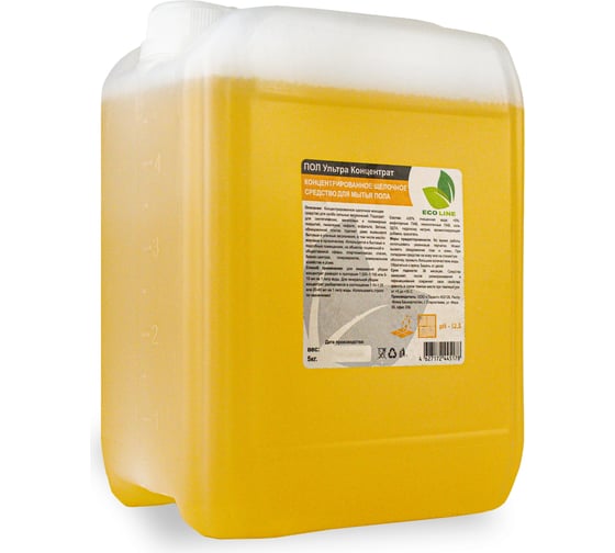 Щелочное средство для пола NEOLINE "ПОЛ Ультра Концентрат Floor cleaner" 5 кг 131404 1