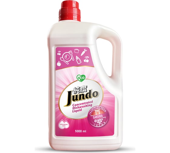 Гель для мытья посуды Jundo Sakura, 5 л 4903720021538