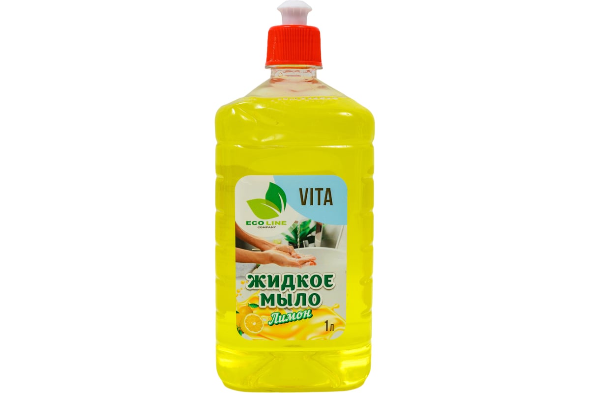 Жидкое мыло NEOLINE vita лимон, 1000 мл 140013 - выгодная цена, отзывы ...