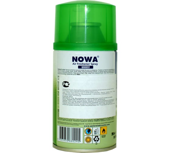 Сменный баллон для освежителя воздуха NOWA WOODSY 260 мл NW0245-20