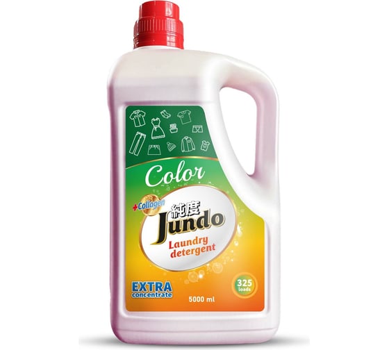 Гель для стирки цветного белья Jundo Color 5 л 4903720021620