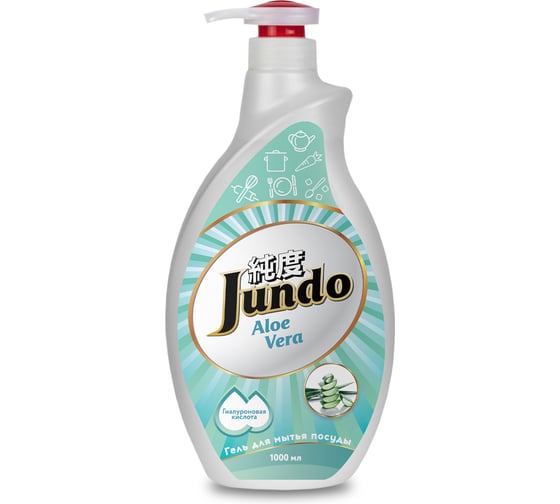 Гель для мытья посуды Jundo Premium Aloe Vera 1 л 4903720021750 1