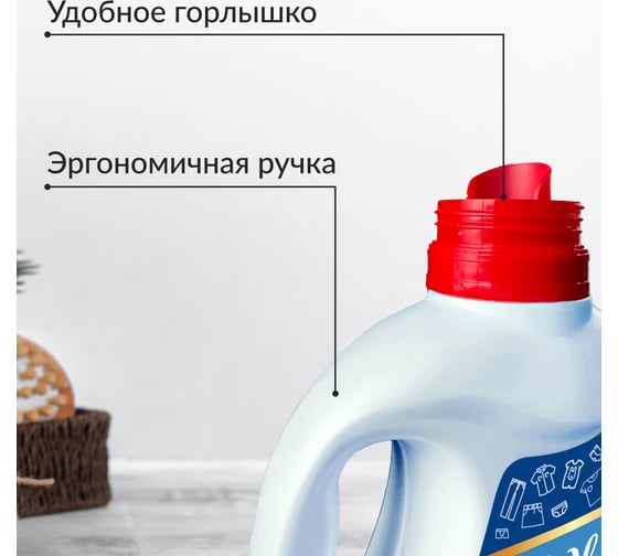 Гель для стирки белого белья Jundo White 1 л 4903720021682