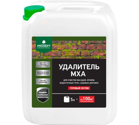 Удалитель мха PROSEPT готовый состав / 5 л 084-5
