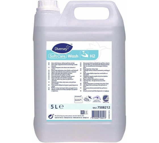 Ультрамягкое мыло для особо чувствительной кожи рук Diversey Soft Care Wash 7508212