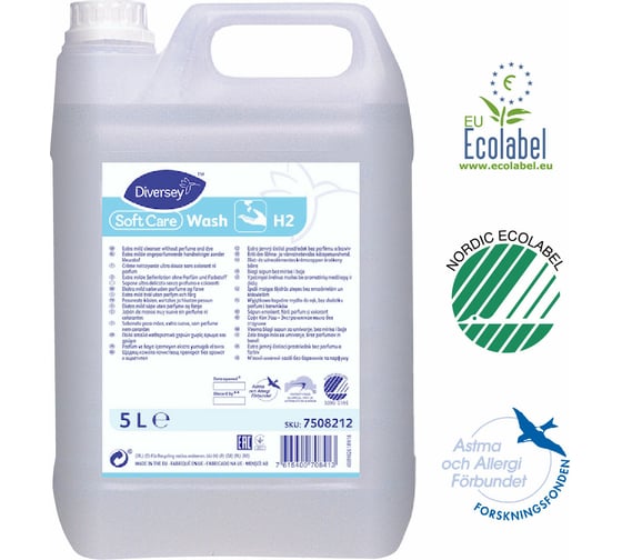 Ультрамягкое мыло для особо чувствительной кожи рук Diversey Soft Care Wash 7508212