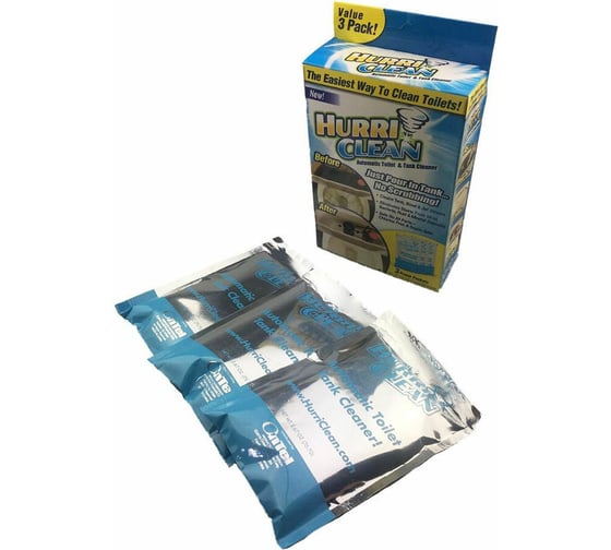Пенящийся очиститель для унитаза Beroma Hurri Clean, 3 пакетика 07820802