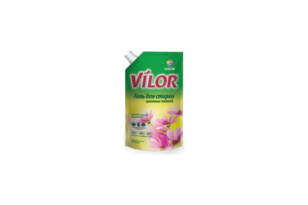 Жидкое средство для стирки изделий из цветных тканей VILOR 1000 г 3228 ...