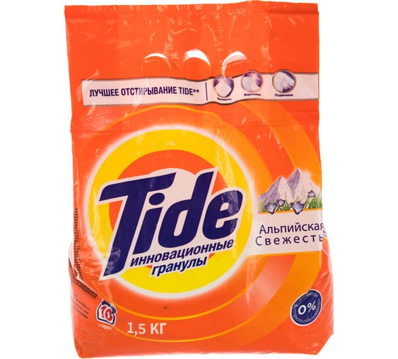 Порошок-автомат Tide Альпийская свежесть 1.5 кг 5413149343580 1