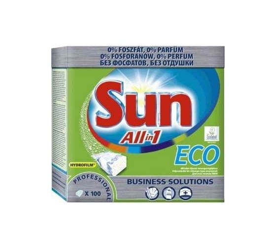 Таблетки для посудомоечных машин Diversey SUN Professional All-in-1 Eco Tabs без фосфатов 7522969 1