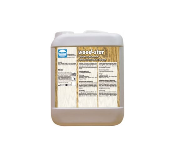Средство WOOD STAR (5 л) для ухода за деревянными полами Pramol 5201.301