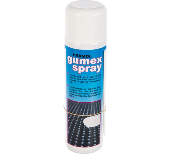 Средство-заморозка GUMEX SPRAY (500 мл) для удаления жевательной резинки Pramol 4034.301