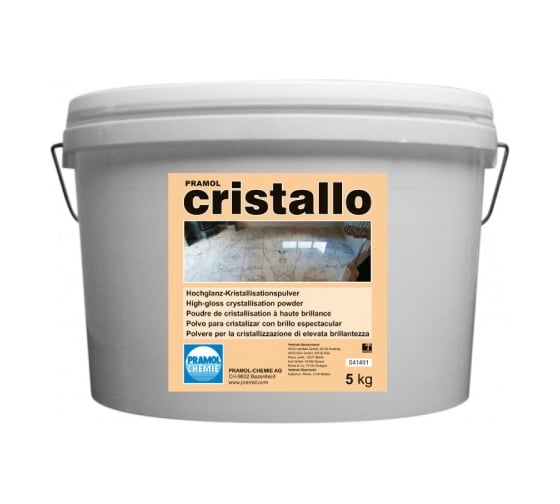 Кристаллизатор CRISTALLO (5 кг) для ухода за мраморными поверхностями Pramol 4517.301