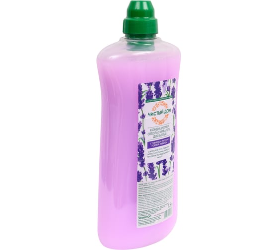 Кондиционер-ополаскиватель для белья Чистый дом лаванда, 1.5 л 553 1