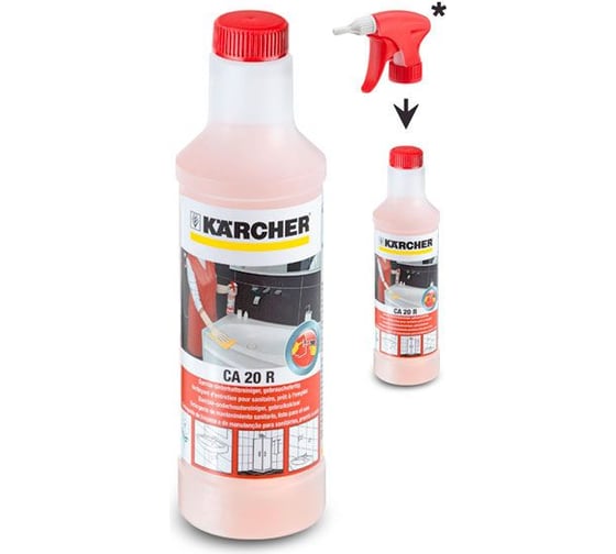 Средство чистящее CA 20 R (500 мл) для санитарных помещений Karcher 6.295-706