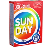 Стиральный порошок автомат Сонца 400г Sunday для цветного 86325
